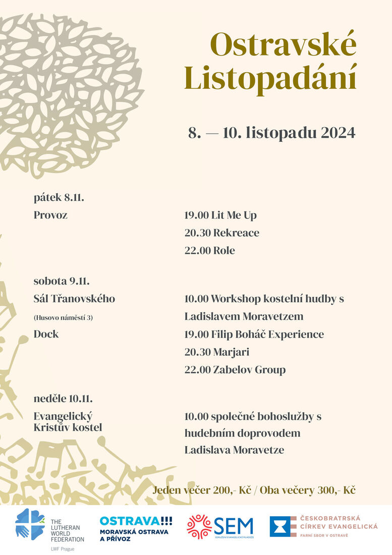 Listopadání 2024 - Plakát