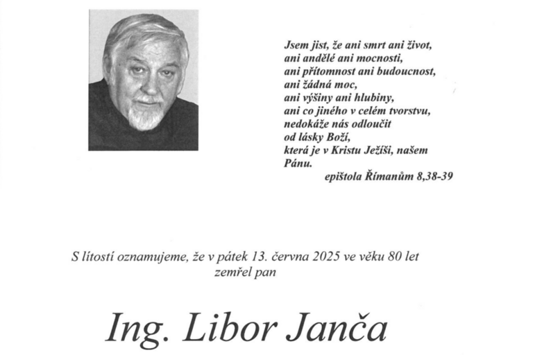 Zemřel Libor Janča