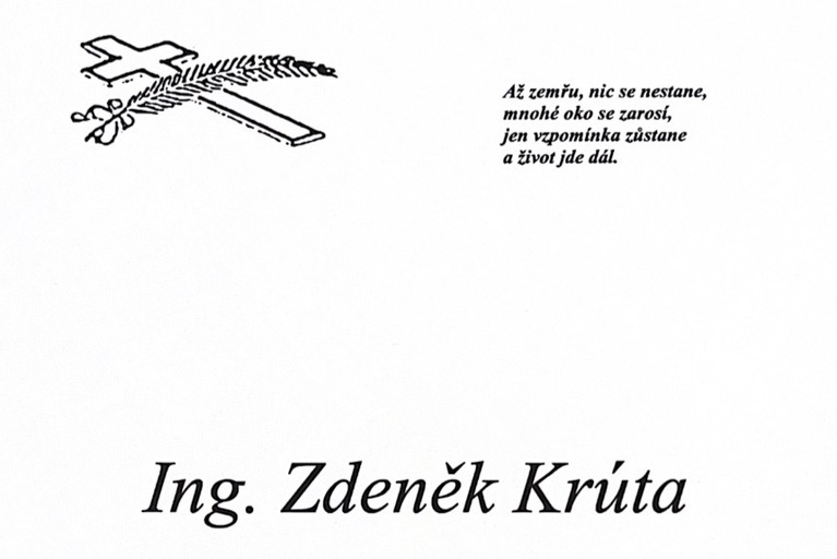 Zemřel Zdeněk Krúta